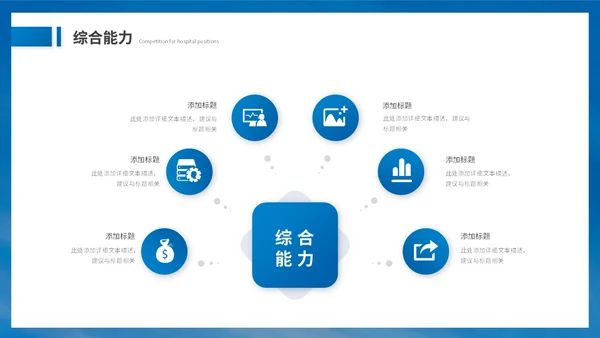 蓝色水彩水墨风励志帆船岗位竞聘自我介绍竞聘报告ppt模板