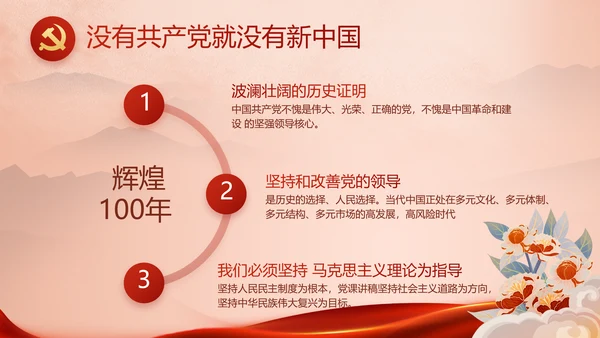 七一讲话党课党史学习教育动态PPT