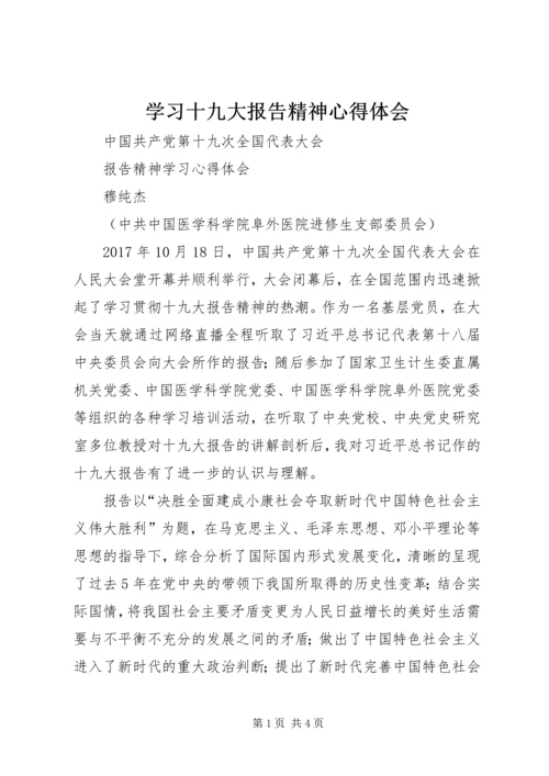 学习十九大报告精神心得体会 (18).docx