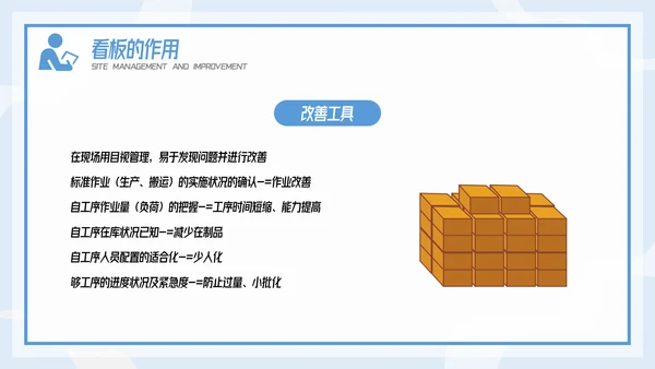插画风精益生产现场管理和改善培训PPT模板