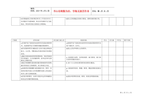 ISO17025内审检查表.docx