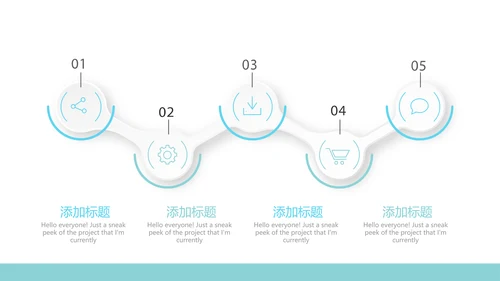 蓝色医疗牙科口腔健康动态PPT