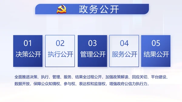 蓝色党建党支部年度工作计划动态PPT