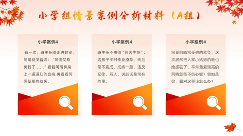 红色卡通班主任培训技能大赛学校竞赛主题活动颁奖典礼PPT模板班主任班主任培训
