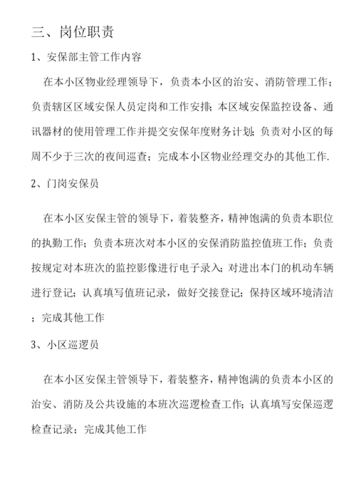 某某小区安保服务方案报告.docx