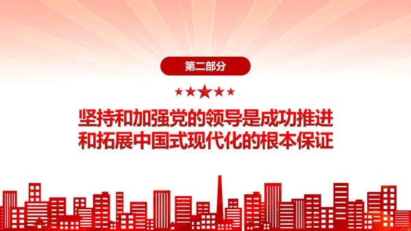 中国式现代化党员干部教学专题党课PPT模板