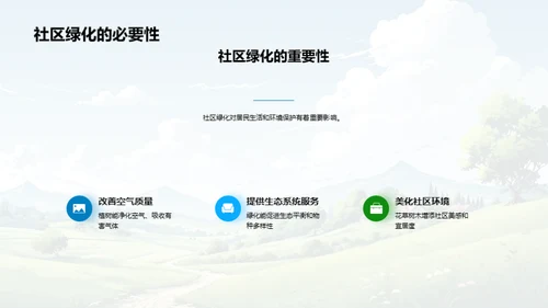 绿化社区从植树做起