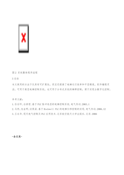 基于PLC脉冲计数的电梯控制系统(图文).docx