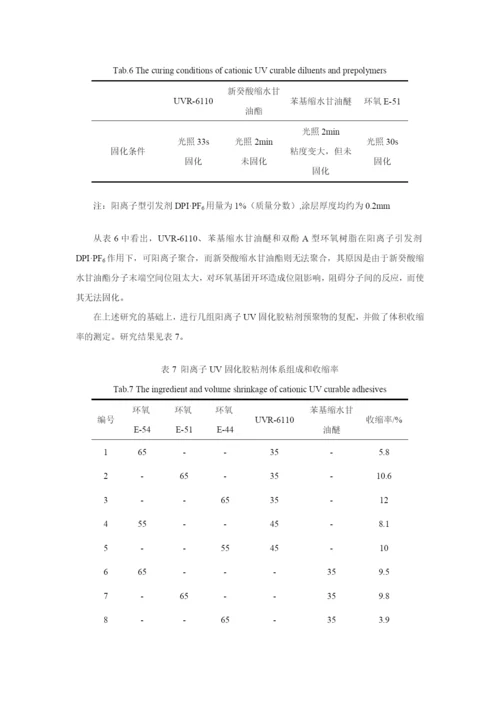 液态光学胶的固化收缩率的研究.docx