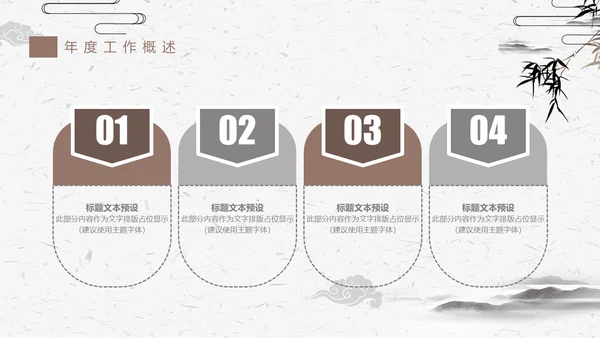 古典竹简动态工作汇报通用PPT模版