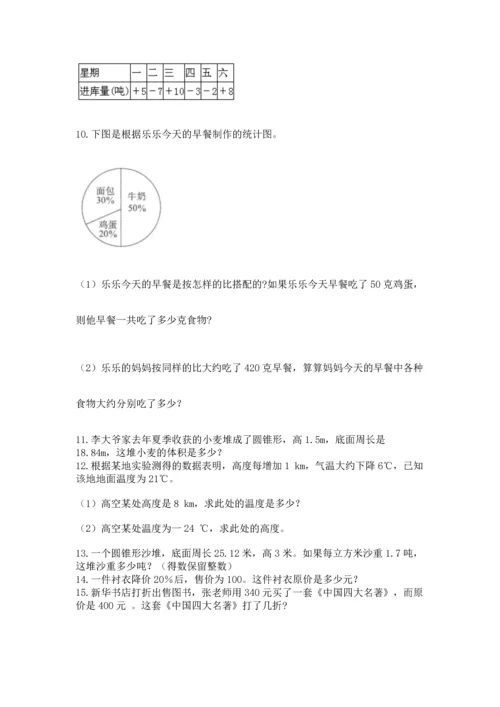 六年级小升初数学解决问题50道及参考答案（精练）.docx