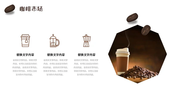 3D立体咖啡行业营销活动策划PPT
