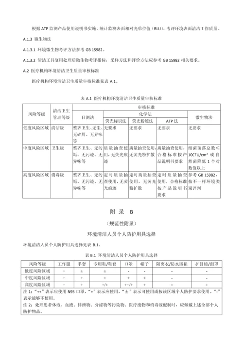 医疗机构环境表面清洁与消毒管理综合规范.docx