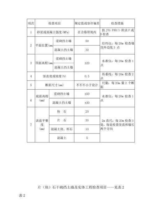 挡土墙综合施工专题方案及标准工艺.docx