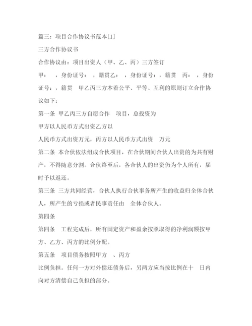 精编之项目合作协议书.docx