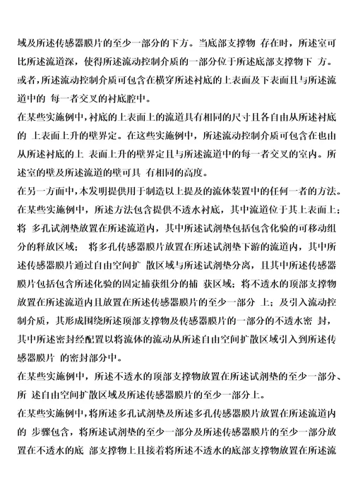 用于化验的流动控制装置的制作方法