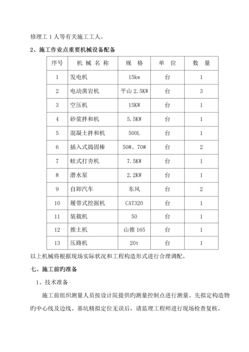 挡土墙综合施工专题方案及标准工艺.docx