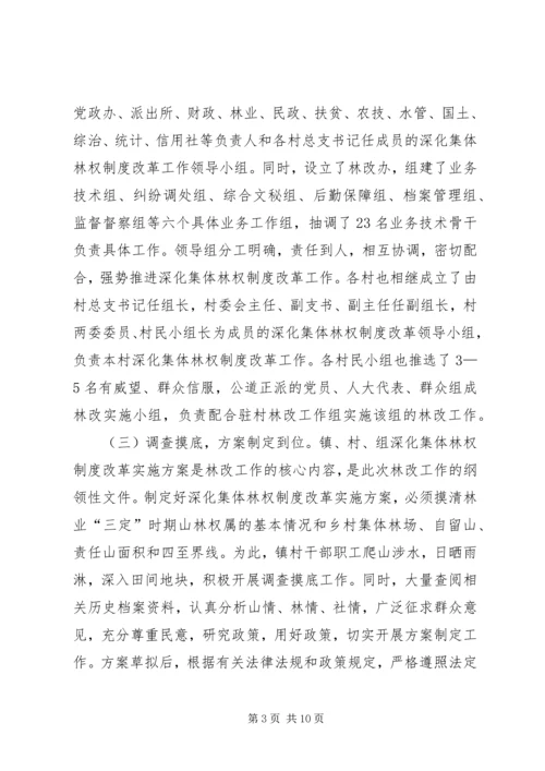 乡镇集体林权制度改革工作总结.docx