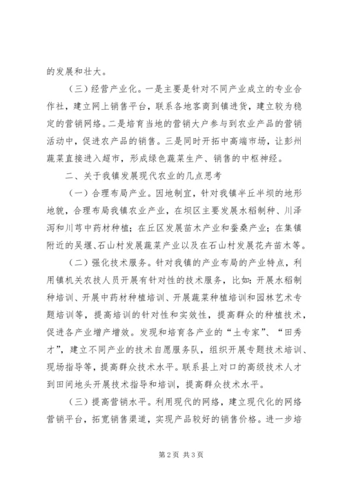 学习市区现代农业的心得体会.docx