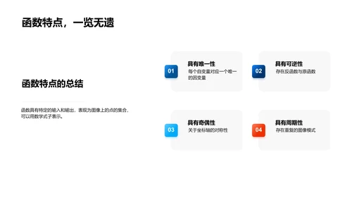 函数知识教学PPT模板