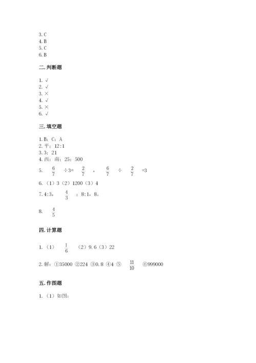 小学数学六年级上册期末模拟卷带答案（能力提升）.docx