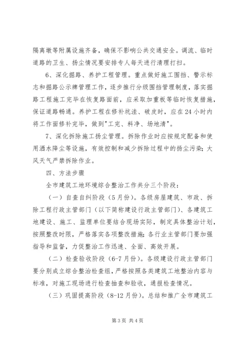 金华区建筑工地专项整治行动方案 (4).docx