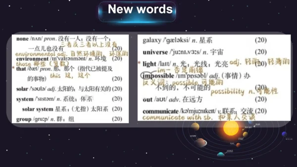 外研版八年级下册Module 3 Journey to space Unit 2  课件（共16张P