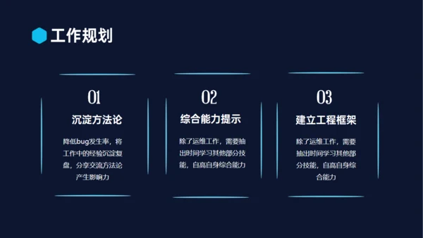 科技感科技技术年终述职汇报通用PPT模板