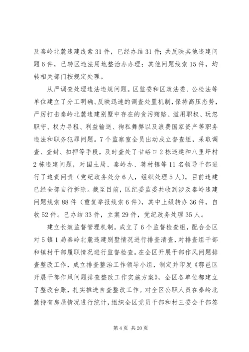 在第一届纪律检查委员会第二次全体会议上的工作报告.docx