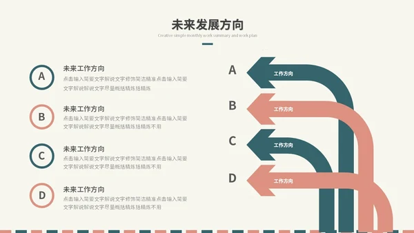 简约时尚个人简历岗位竞聘自我介绍ppt模板