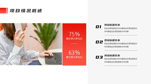 商务风项目融资招商计划书通用PPT模板