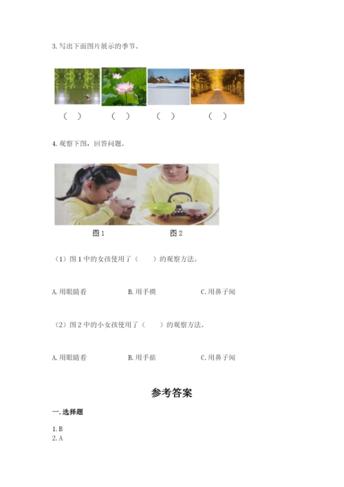 教科版二年级上册科学期末测试卷精品【必刷】.docx