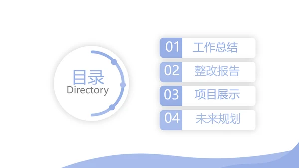 蓝色简约护理进修汇报动态PPT模板