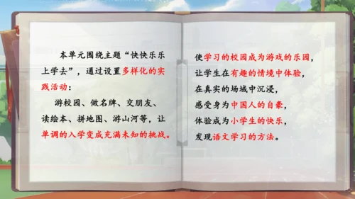 【大单元】“秋日成长多巴胺”手册 一上入学教育单元   课件