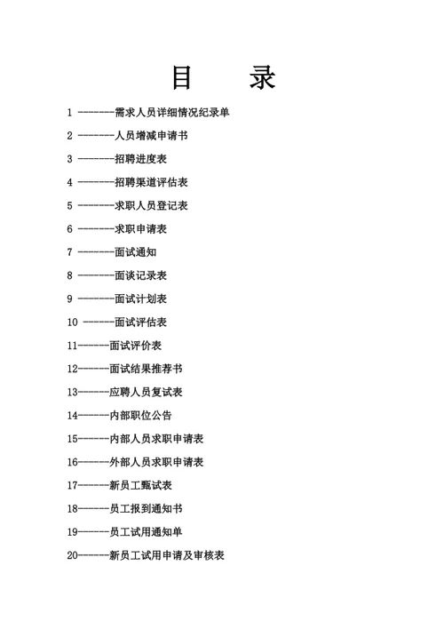 目录