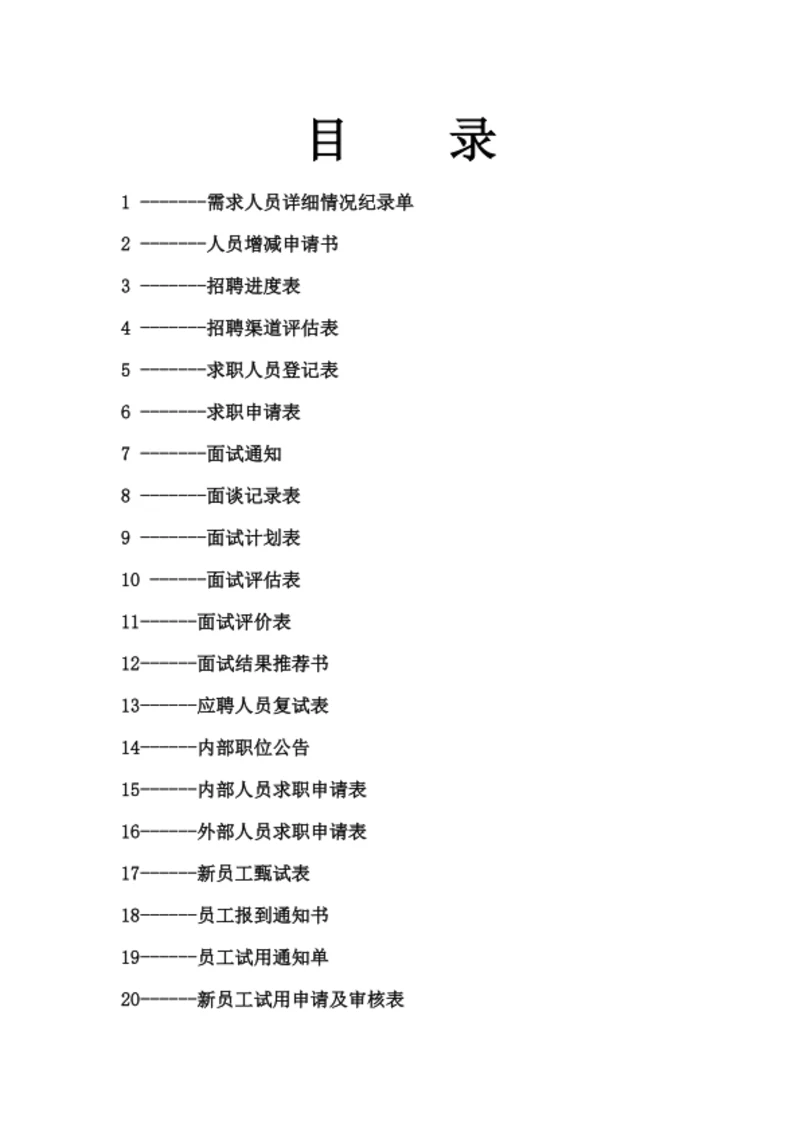 目录