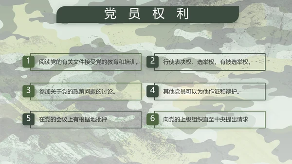 迷彩风八一部队军工作汇报PPT