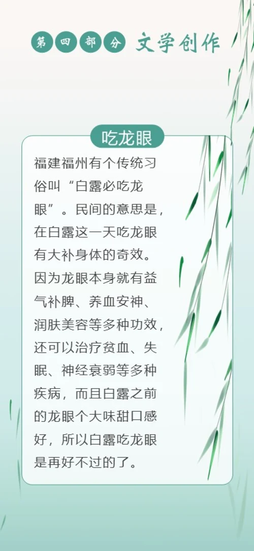白露节气二十四节气知识手机竖版PPT课件