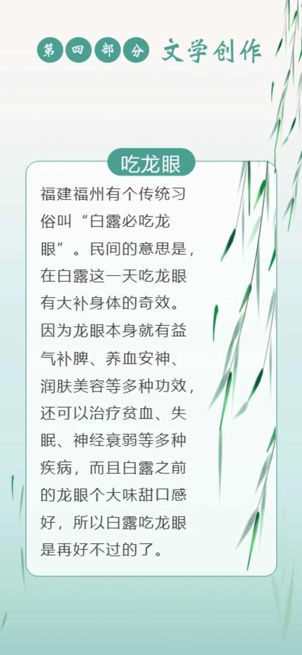 白露节气二十四节气知识手机竖版PPT课件