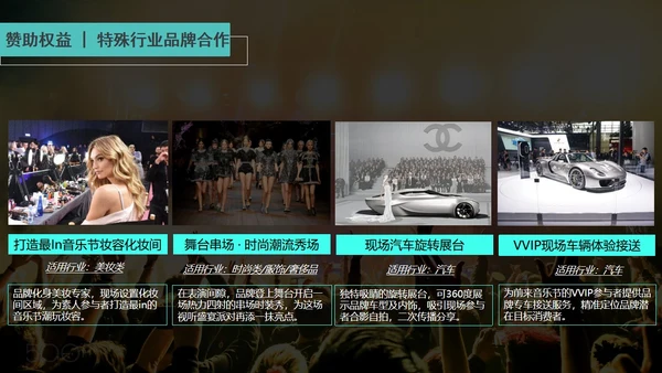音乐节娱乐晚会招商方案通用PPT模板