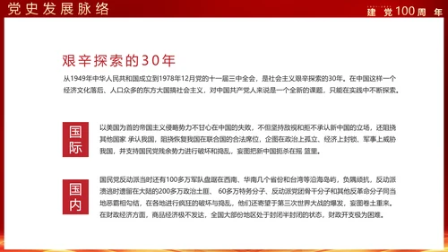 建党100年政府机关部委PPT课件