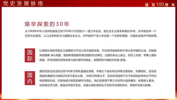 建党100年政府机关部委PPT课件