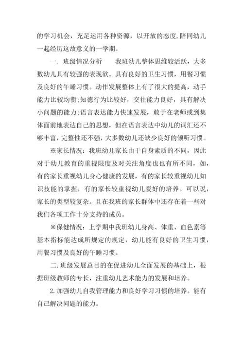 幼儿园班级工作计划2.docx