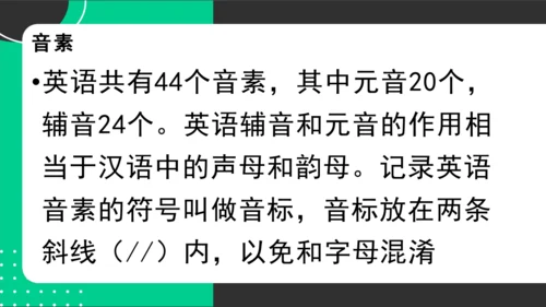 最新版音标教学课件 2024-2025学年人教版英语七年级上册