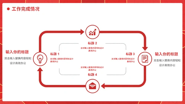 红色简约大气检察院工作汇报通用PPT模板