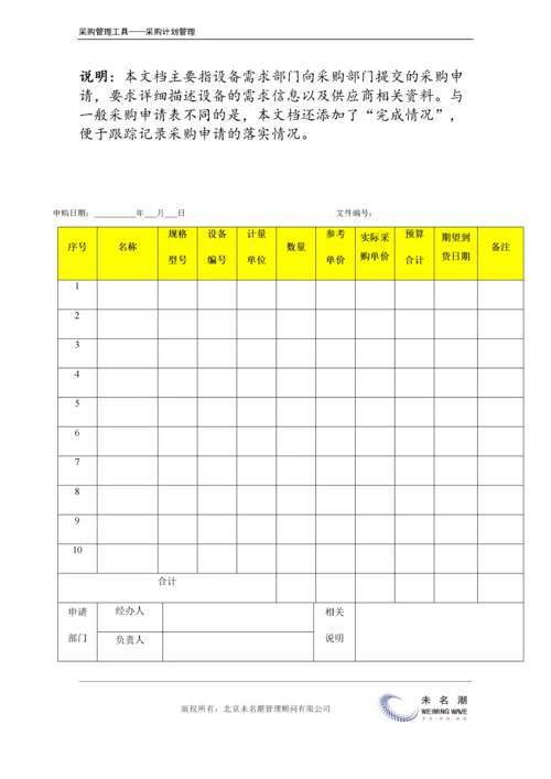 设备采购计划表（申请表）.doc.docx