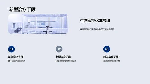 生物医疗化学述职PPT模板