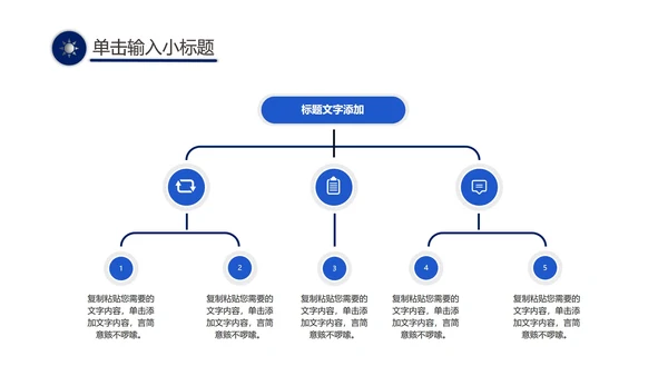 蓝色企业商业计划汇报书PPT模板