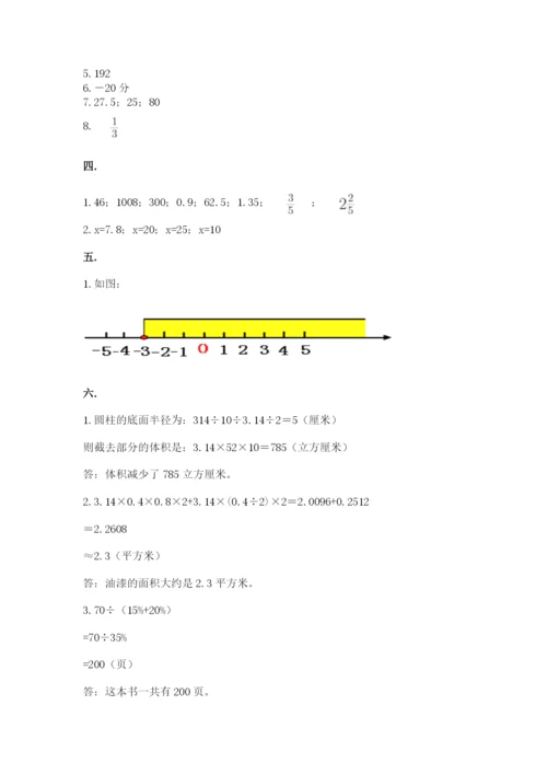 济南市外国语学校小升初数学试卷带答案（最新）.docx