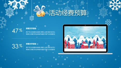 圣诞快乐圣诞节组织活动策划方案PPT模板